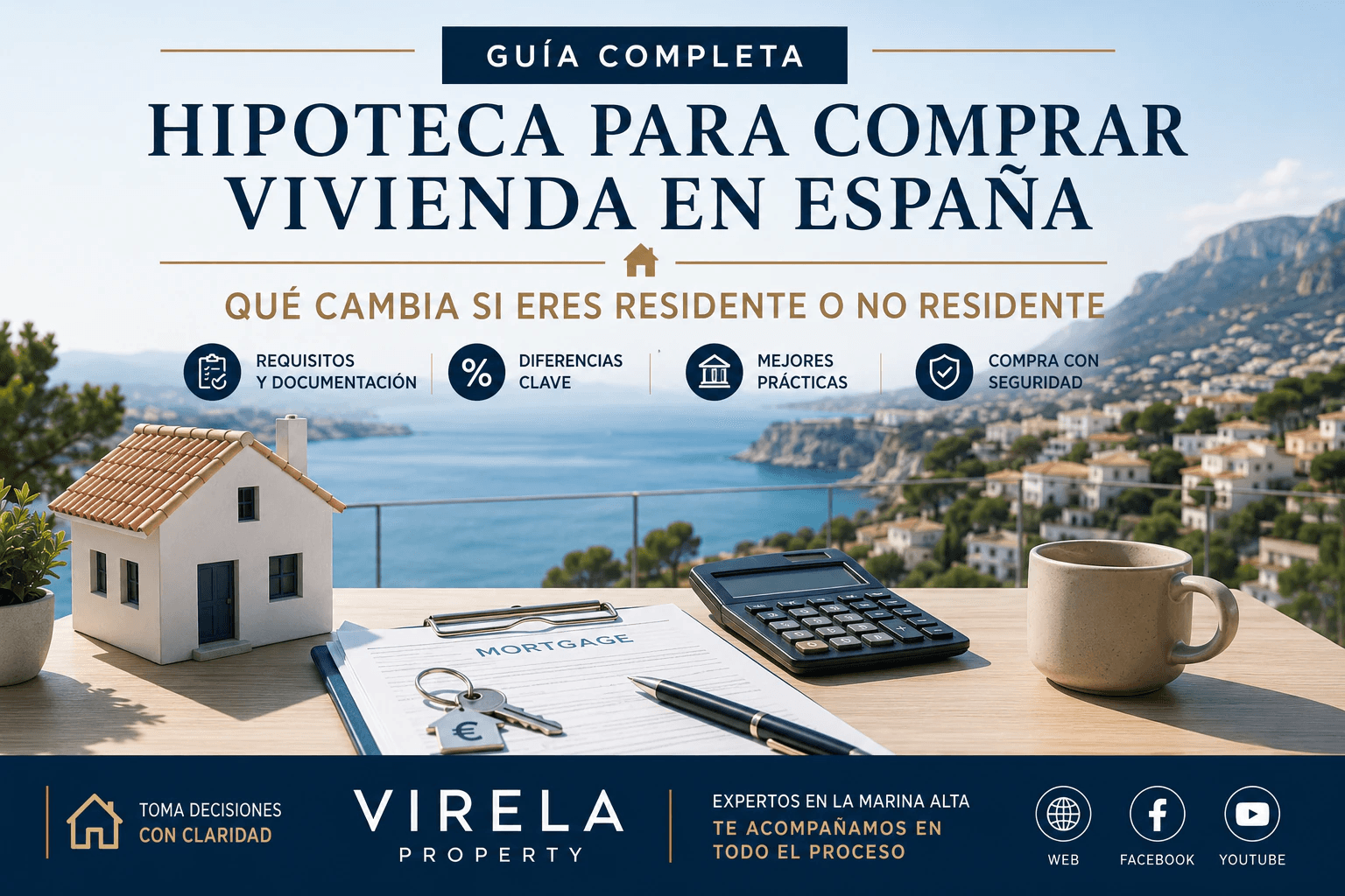 Hipoteca para comprar vivienda en España: qué cambia si eres residente o no residente.